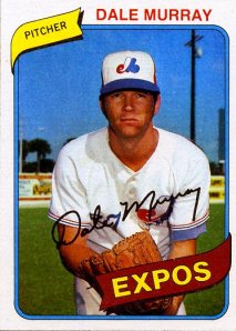 Dale Murray was overworked in 1976. But he is rocking that great Expos jersey so that counts for something.